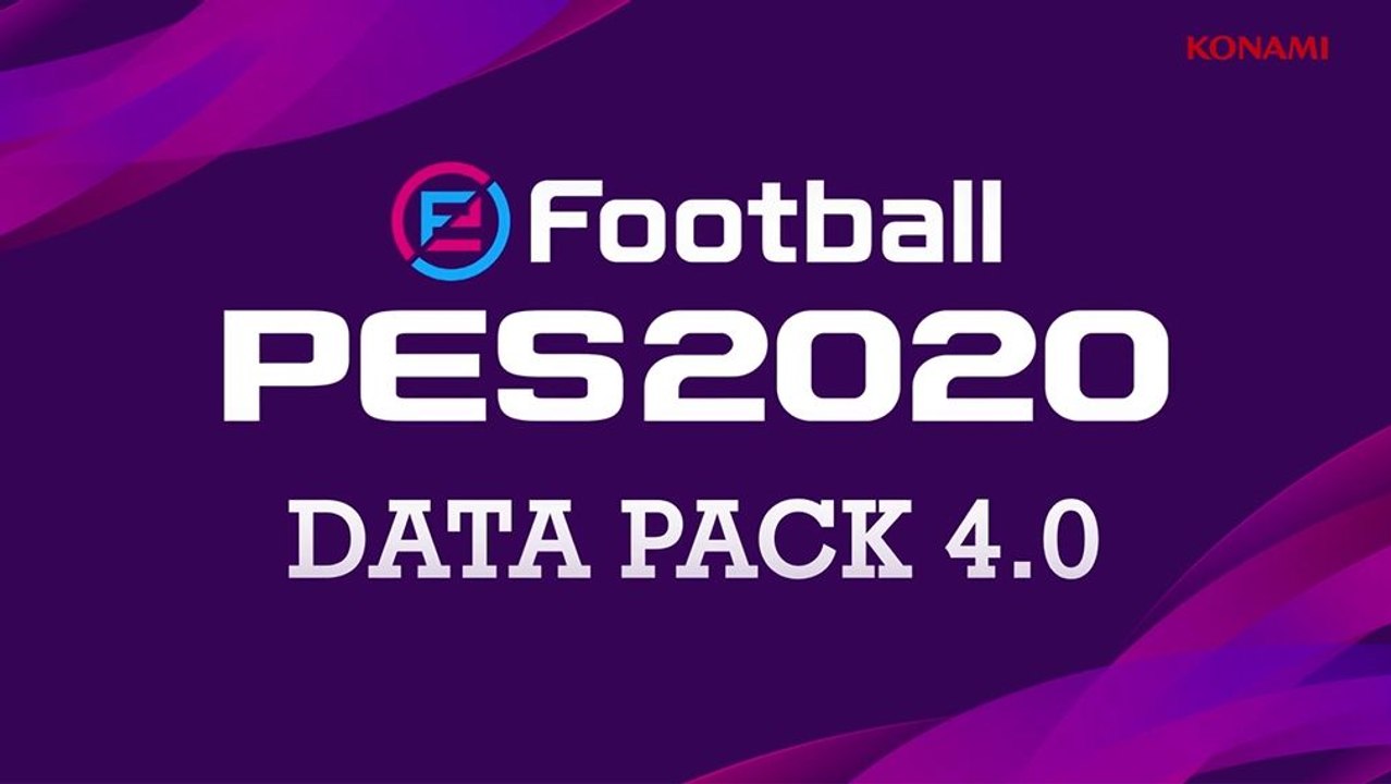eFootball PES 2020: Data Pack 4.0 veröffentlicht