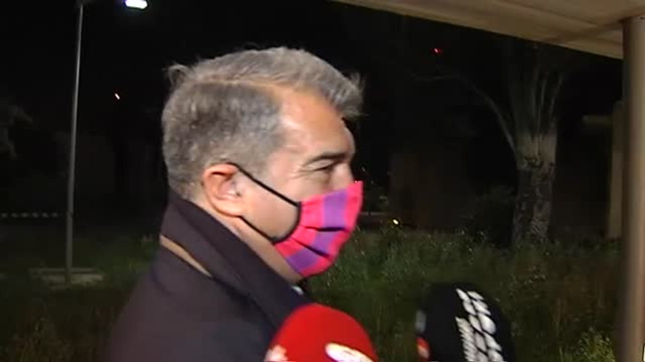 Laporta: "Si ganamos los partidos que nos quedan estoy convencido de que seremos campeones"