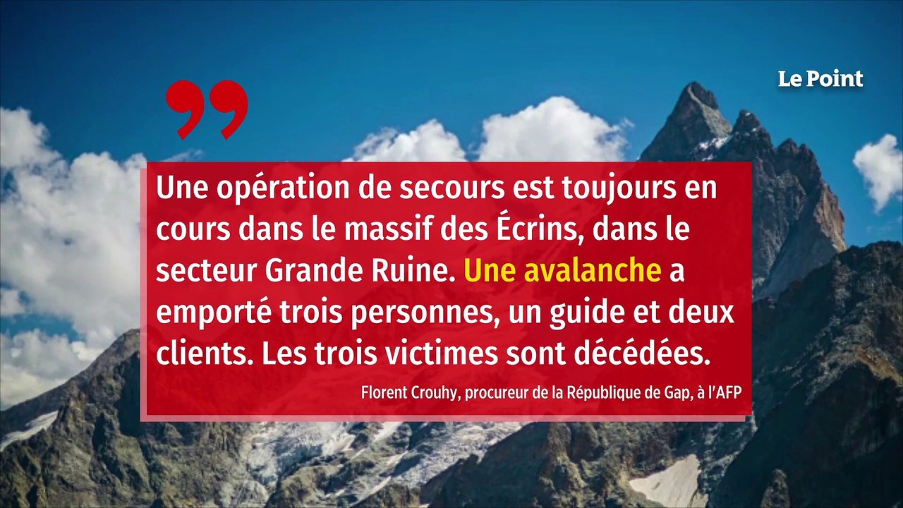 Hautes-Alpes : trois skieurs de randonnée meure...