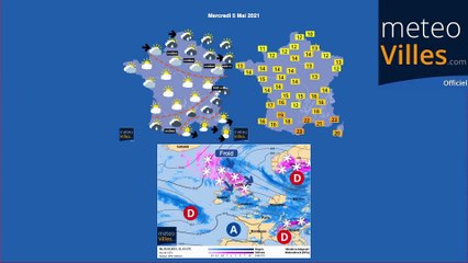 bulletin meteo du lundi 3 mai 2021