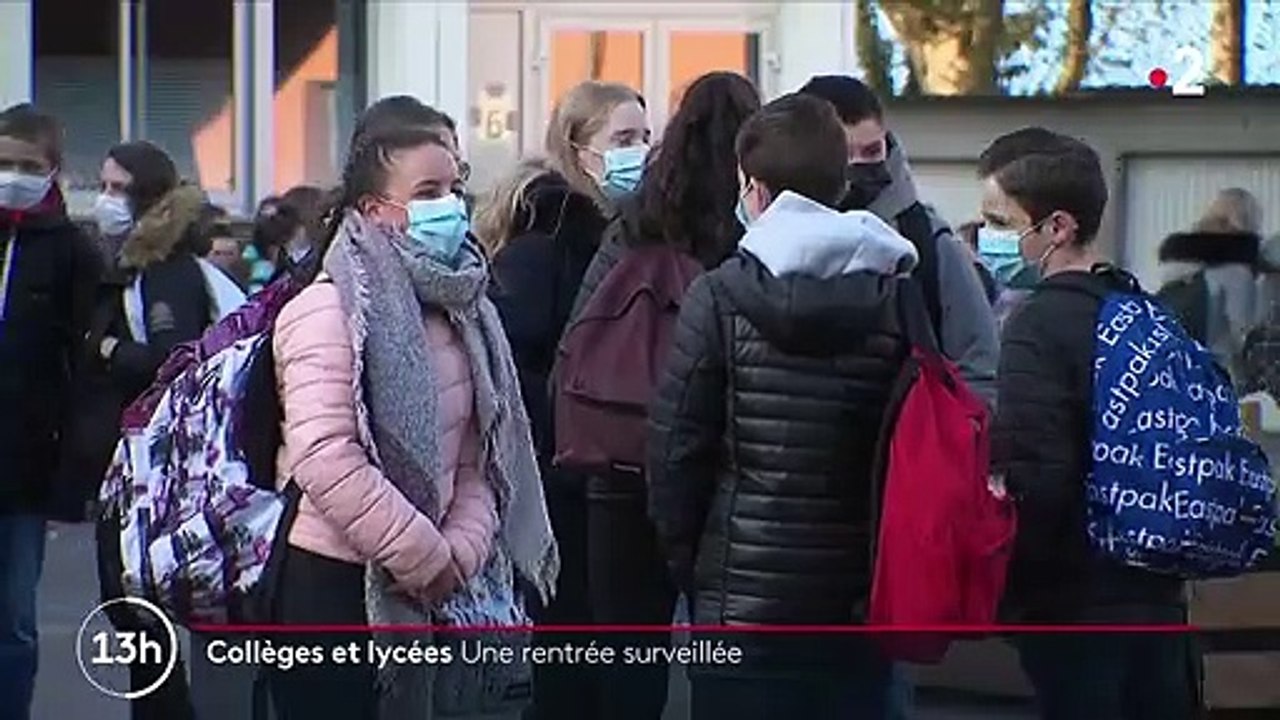 Collèges et lycées : une rentrée des classes en présentiel très surveillée