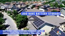 Batteries Used To Store Personal Solar Energy Expected To Double In 2021
