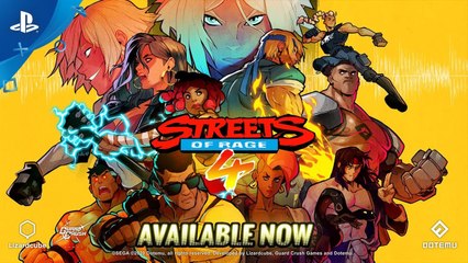 Streets of Rage 4 - Tráiler de lanzamiento para PS4