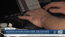 Increase in work-from home job postings