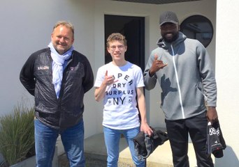 Visite surprise de Frantzdy PIERROT chez Elliot