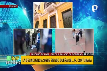Cercado: denuncian que continúa la delincuencia en jirón Contumazá