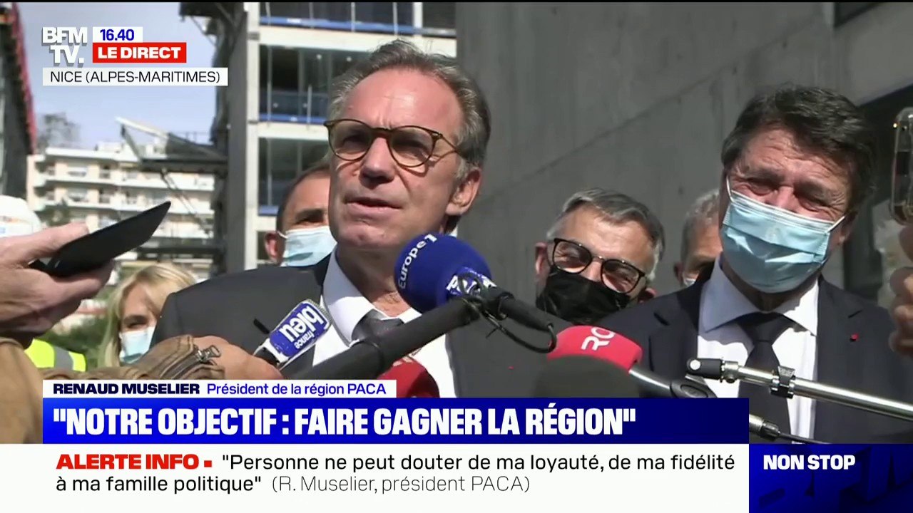 Renaud Muselier: "Je n'ai jamais demandé l'investiture, j'ai demandé le soutien de ma famille politique"