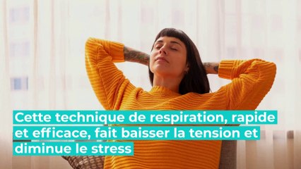 Un exercice de respiration antistress