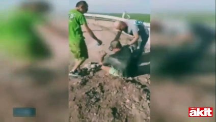 Hortum, sopa ve biber gazlarıyla birbirlerine girdiler!