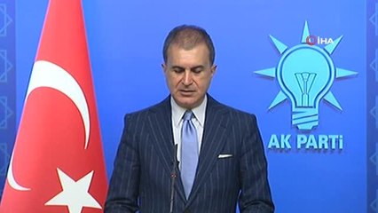 Sözcü Ömer Çelik: "Koskoca AB, Rum kesiminin elinde oyuncak oldu"