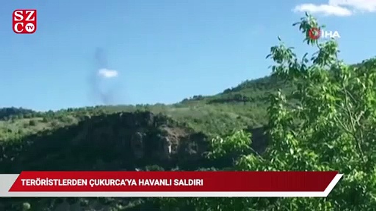 Teröristlerden Çukurca'ya havanlı saldırı