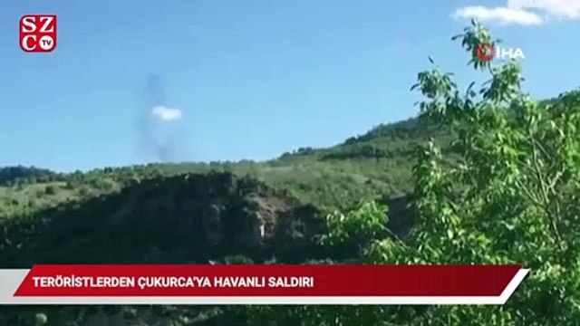 Teröristlerden Çukurca'ya havanlı saldırı