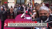 Iván Arias jura como nuevo alcalde de La Paz: 