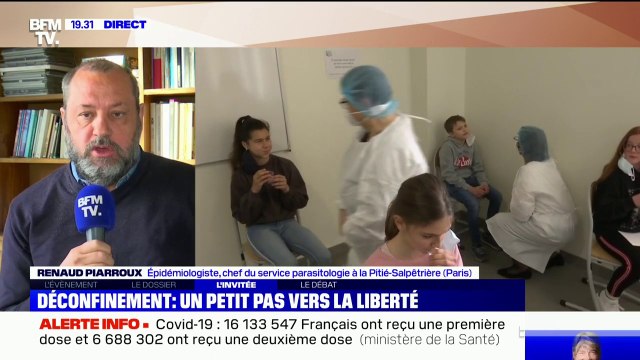 Renaud Piarroux: La couverture vaccinale n'est pas encore suffisante pour assurer un contrôle de l'épidémie sans les mesures actuellement en place