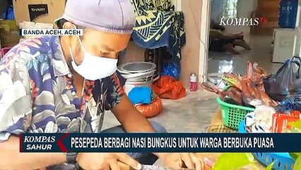 Kominitas Sepeda Bagikan 150 Nasi Bungkus Setiap Hari