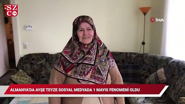 Almanya’da Ayşe teyze sosyal medyada 1 Mayıs fenomeni oldu