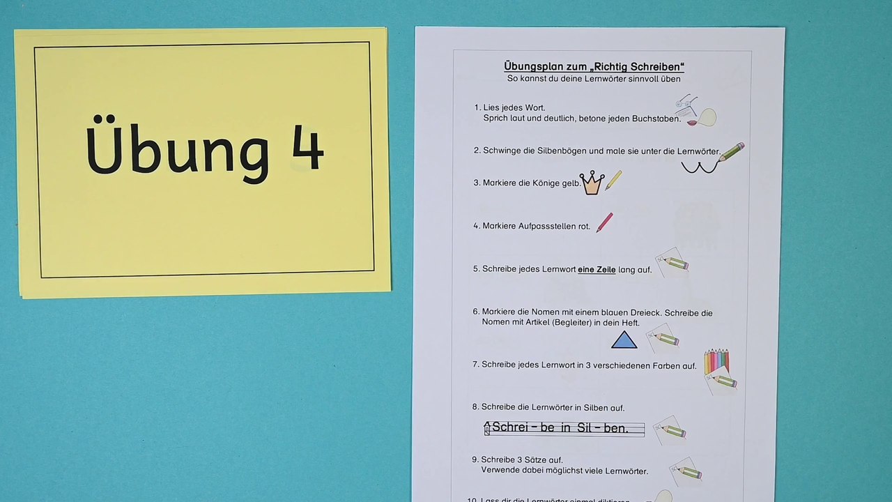 Lernwörter 4 | Übungen 4-5