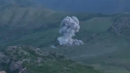 Milli Savunma Bakanlığı paylaştı: Hava Kuvvetleri'nin terörist mevzilerini imha ettiği görüntüler kamerada