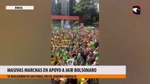 Masivas marchas en apoyo a Jair Bolsonaro
