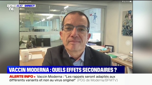 Thromboses: Il n'y a heureusement à ce jour aucun effet comme celui-là avec le vaccin Moderna, selon le patron du laboratoire