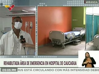 Gobierno Nacional rehabilita área de emergencia del hospital de Caucagua