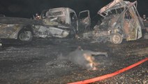 Antalya'da feci kaza! Aracın içinde sıkışıp yanarak can verdiler