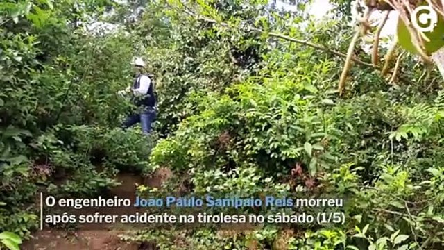 Imagens exclusivas mostram vistoria do CREA na área onde engenheiro morreu após queda de tirolesa, no Morro do Moreno, Vila Velha