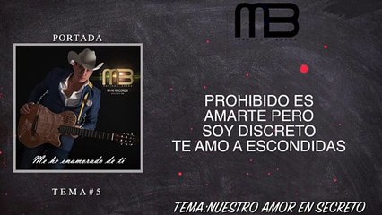 Mariano Barba - Nuestro Amor En Secreto (VideoLyrics)