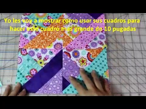 How To Sew #Quilt Squares Using Fabric Jelly Roll - Video Two