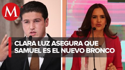Clara Luz arremete contra Samuel García_ “lo que tiene de nuevo es que es el nuevo Bronco_