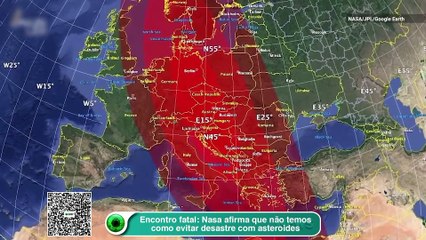 Encontro fatal- Nasa afirma que não temos como evitar desastre com asteroides