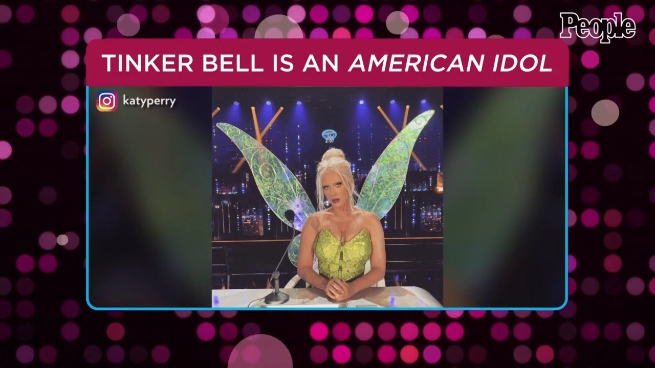 Katy Perry Dresses as Tinker Bell and Bleaches Her Eyebrows for American Idol's Disney Night