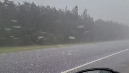 Download Video: Thunderstorms slam Southeast with hail, wind and heavy rain