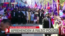 Aprehenden a un falso policía que trataba de infiltrarse en acto de posesión de Reyes Villa