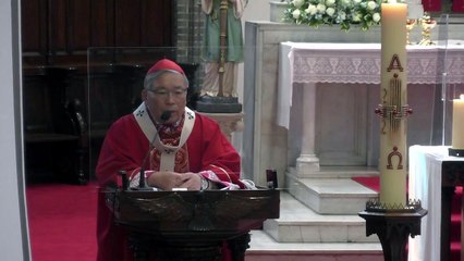 故 정진석 추기경 추도미사..."버려야 행복하다는 것 가르쳐 줘" / YTN