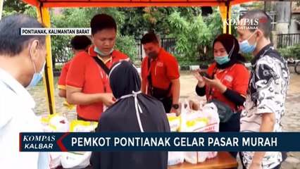 Gandeng Pelaku Usaha dan BI, Pemkot Pontianak Menggelar Pasar Murah