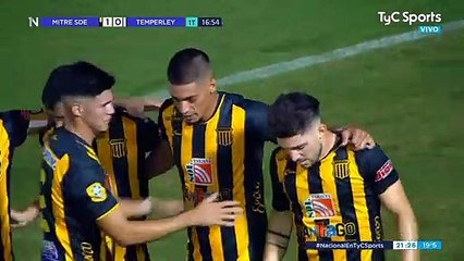 Mitre 1-1 Temperley - Primera Nacional - Fecha 8