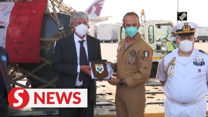 Covid aid from Italy arrives in India