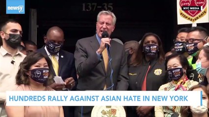 Hundreds Rally Against Asian Hate In New York