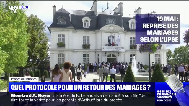 Les mariages vont à nouveau pouvoir être célébrés à partir du 19 mai, sous certaines conditions