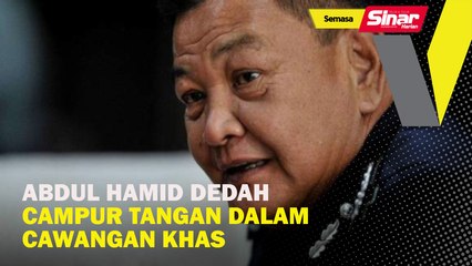 Abdul Hamid dedah campur tangan dalam Cawangan Khas