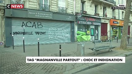 Vive émotion après la découverte à Paris de tags appelant à tuer des policiers comme à "Magnanville" où deux policiers ont été assassinés à l'arme blanche par un islamiste devant leur enfant de 3 ans