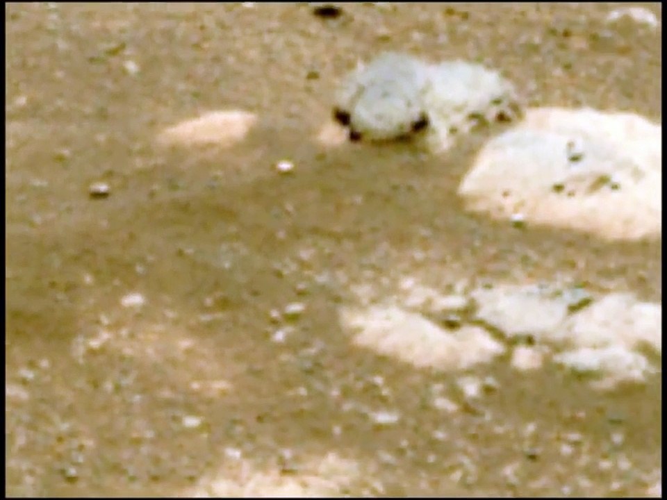 Perseverance Rover Capture Sand Covered Mysterious Long Rock on Mars