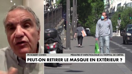 Pr Robert Cohen : «Le masque en extérieur n'a strictement aucun intérêt, c'est un handicap»