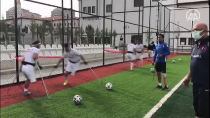 Ampute Futbol Milli Takımı, Ankara'da kampa girdi