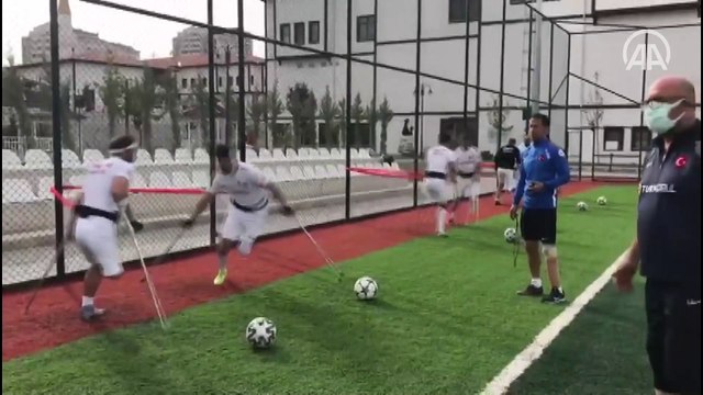Ampute Futbol Milli Takımı, Ankara'da kampa girdi