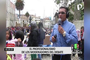 Chota: conozca la trayectoria profesional de los moderadores del debate presidencial