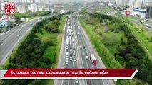İstanbul’da tam kapanmada trafik yoğunluğu