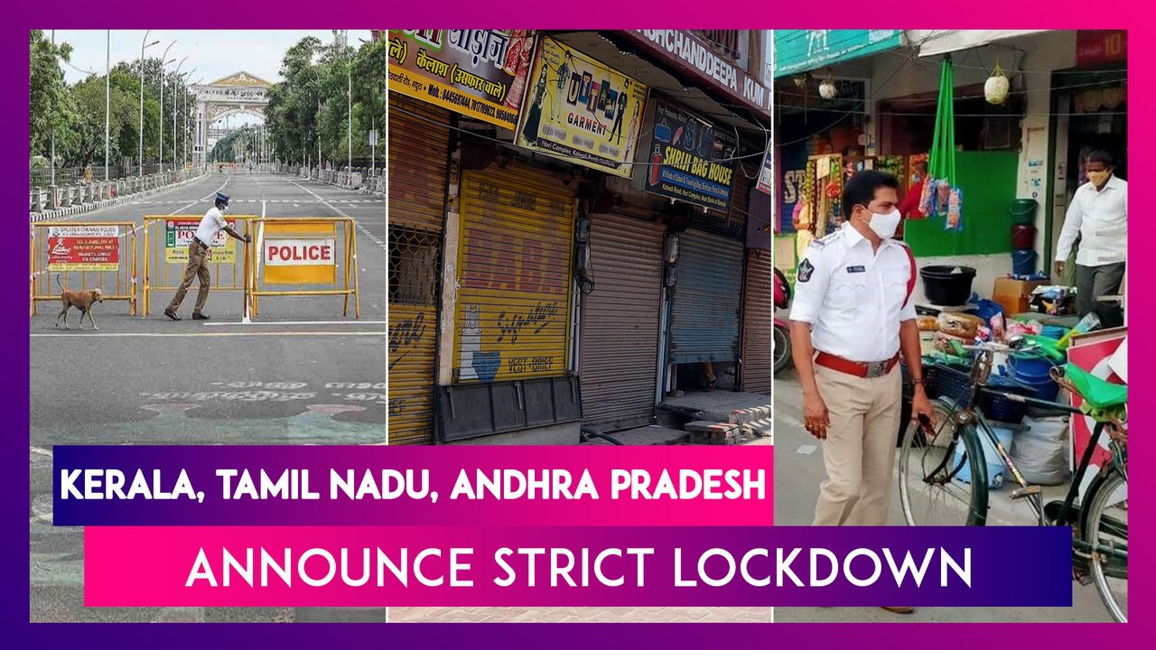 Tamil Nadu Announces Strict Lockdown From May 6; Kerala From May 4 & Andhra Pradesh From May 5; What’s Allowed, What’s Not