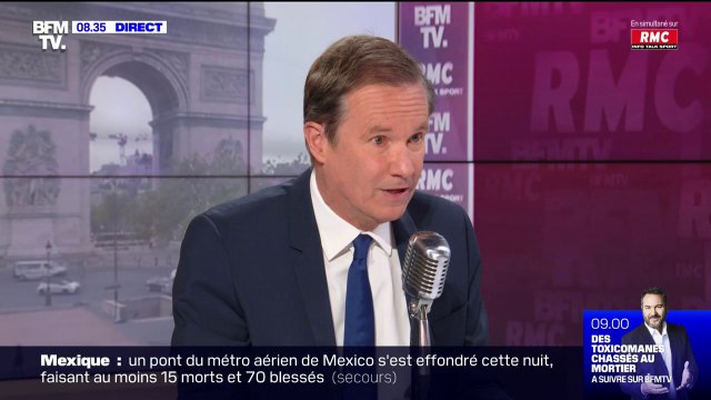 Nicolas Dupont-Aignan à propos des Républicains : Aujourd'hui, il y a deux partis en un seul
